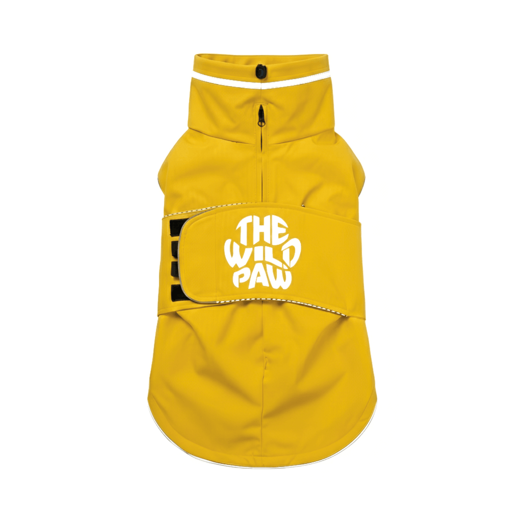 WildGuard Yellow Waterproof Lightweight Reflective Rain Coat