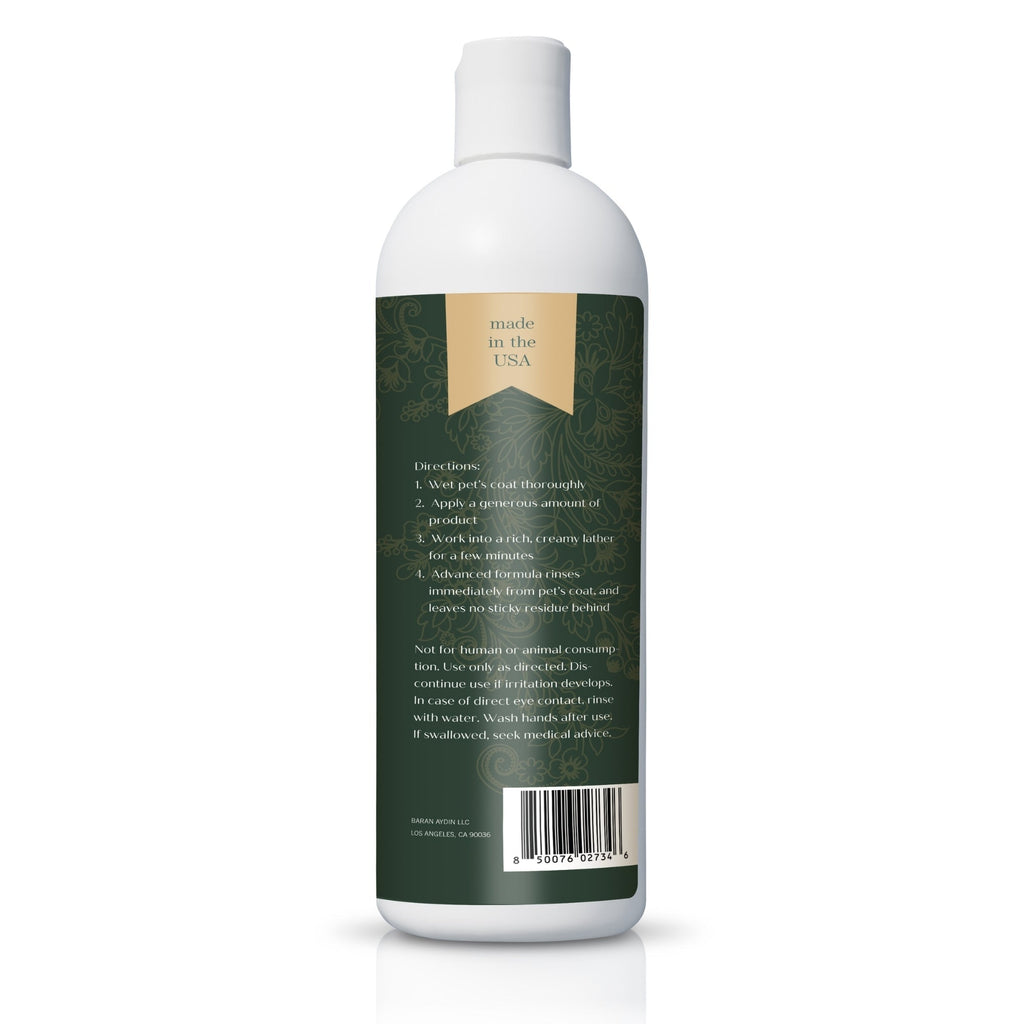 5-in-1 Dog Shampoo – Cleans, Conditions, Deodorizes, Moisturizes & Detangles – with Coconut, Oatmeal & Aloe – for Sensitive Skin – 16 fl oz