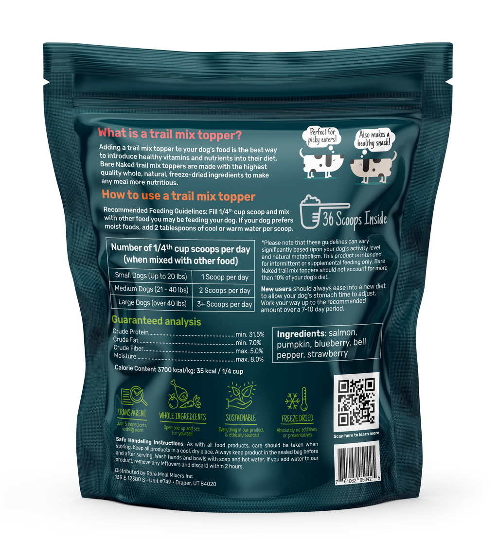 Salmon Trail Mix Topper | 5-Ingredient Whole Food Nutrition