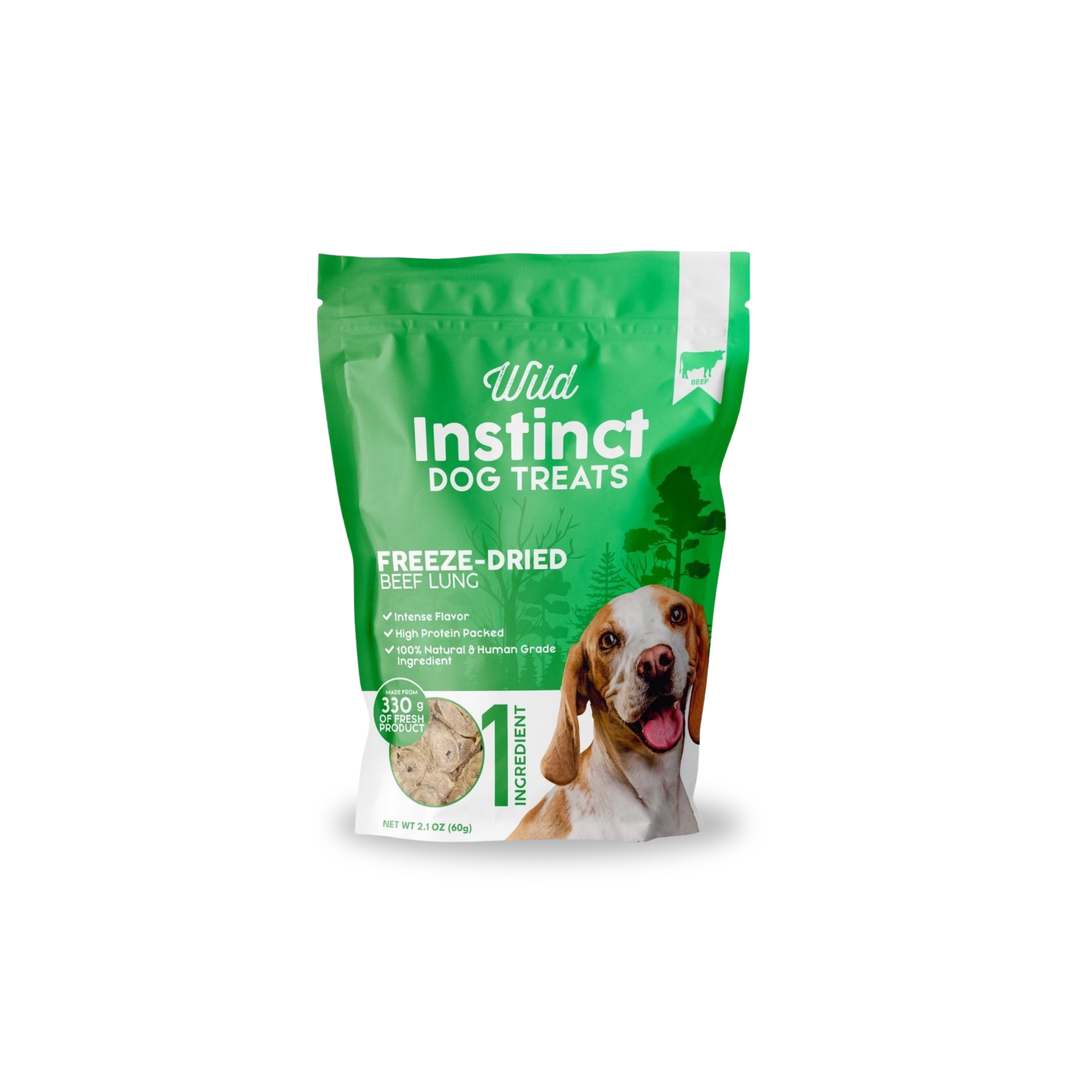 Freeze-Dried Beef Lung Dog Treats