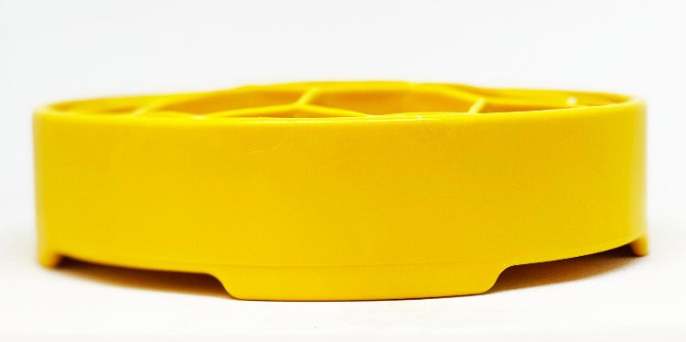 Honeycomb eBowl Deep Slow Feeder Dog Bowl for Enrichment | USA Made