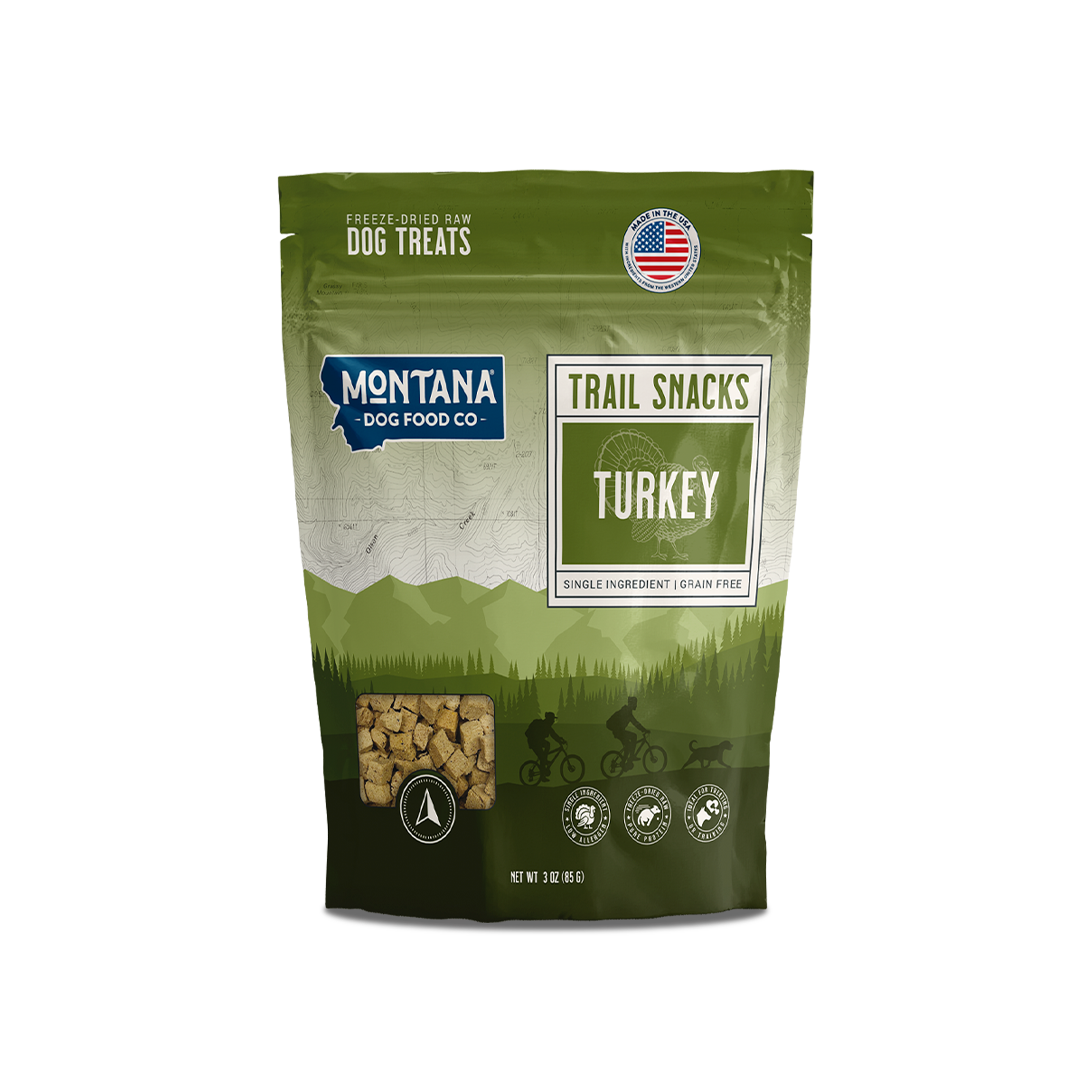 Turkey Liver Freeze-dried Raw Trail Snacks (Treats) for Dogs 3oz