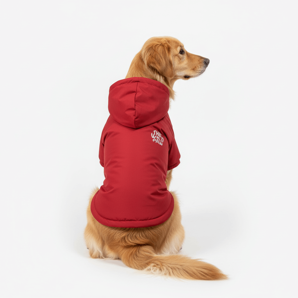 HydroHike Red Waterproof Reflective Outdoor Lined Jacket