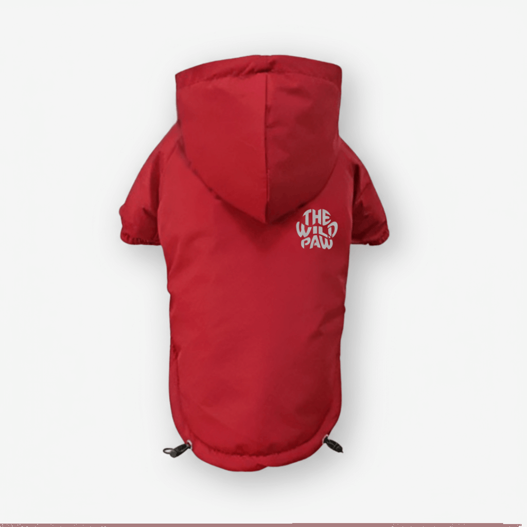 HydroHike Red Waterproof Reflective Outdoor Lined Jacket
