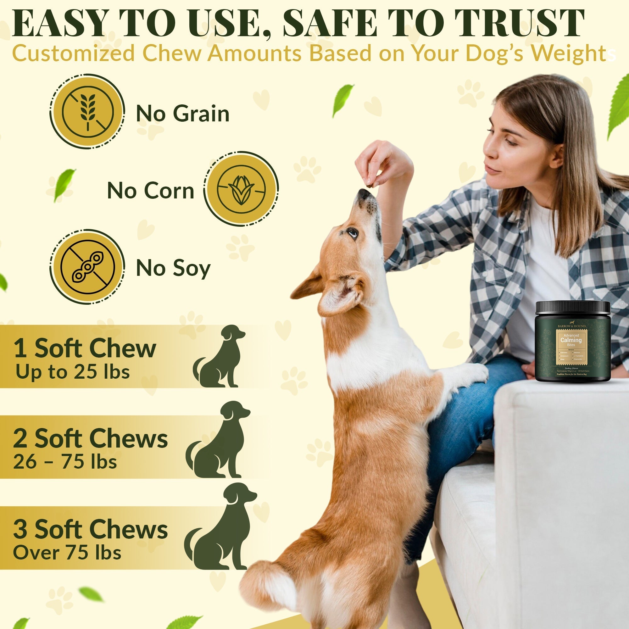 Calming Bites for Dogs – Stress & Anxiety Relief