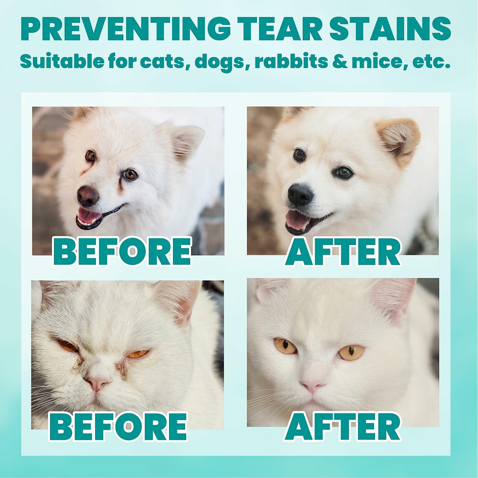 MEDUWEDU Dog & Cat Eye Wipes 120 Count Peach Scent Grooming Care