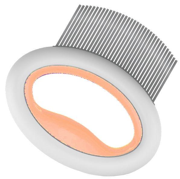 Pet Life ® 'Knuckler' Handheld Travel Flexible Grooming Pet Rake Comb