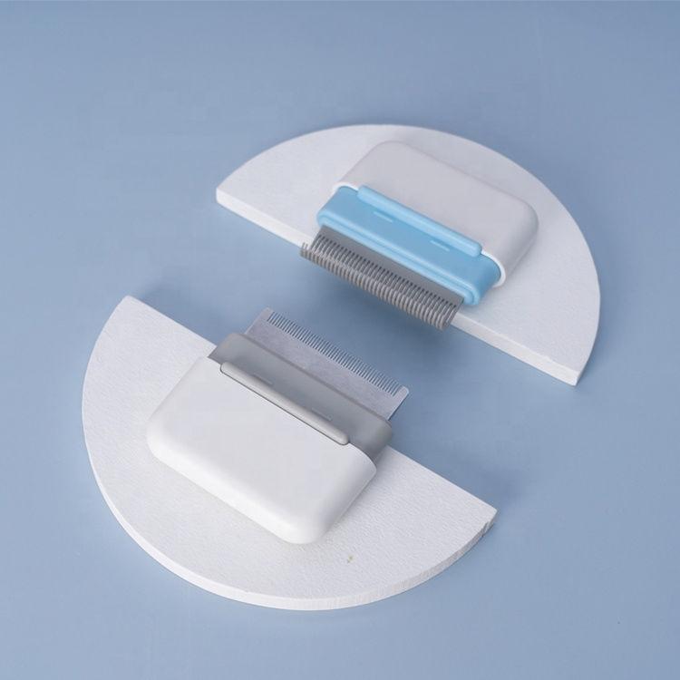 Pet Life ® 'Zipocket' 2-in-1 Underake and Stainless Steel Travel Grooming Pet Comb